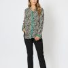 Tops Gordon Smith | Animal Shirt With Green Trim | Animal