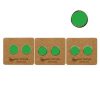 Accessories Fabienne | 7Mm Round Enamel Stud | Classic Green