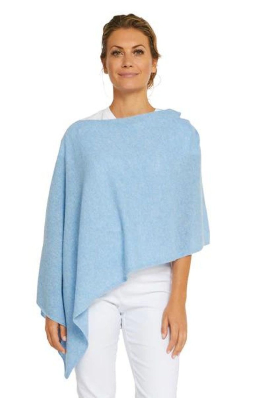 Tops Esperance u0026 Co | Cashmere Topper | Sky Blue