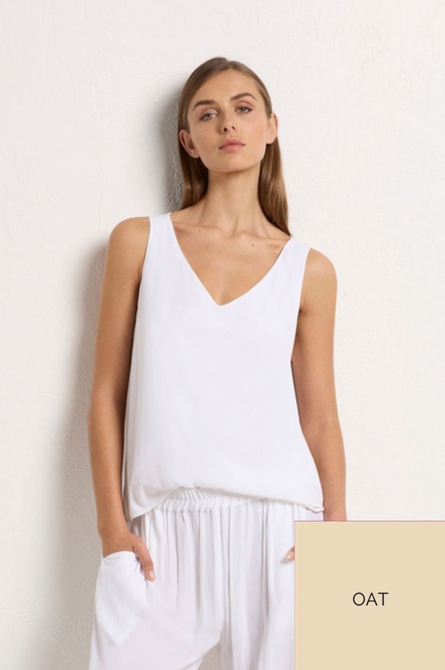 Tops Mela Purdie | Audrey Tank | Oat