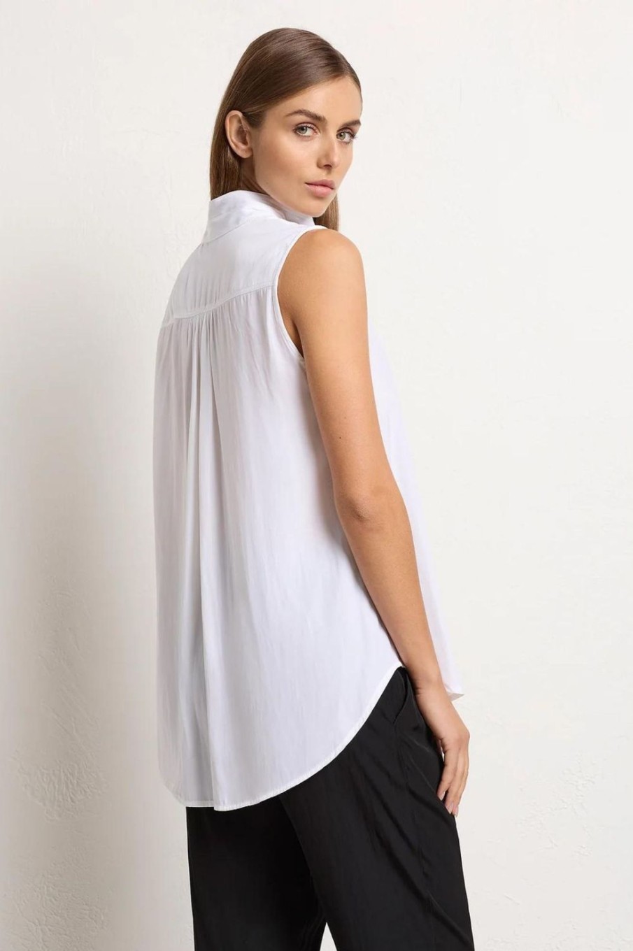 Tops Mela Purdie | Tab Slide Tank | White