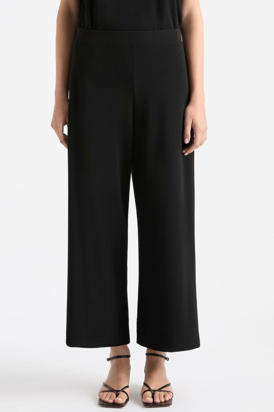 Bottoms Mela Purdie | Crop Palazzo Pant | Black