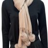 Accessories Silvermaple Boutique | Pure Cashmere Scarf | Sand