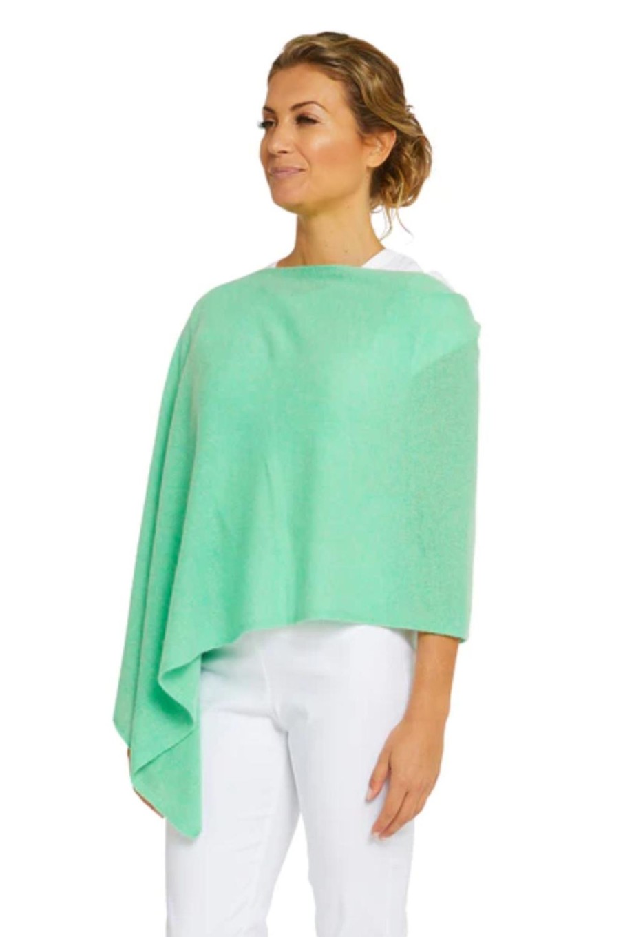 Tops Esperance u0026 Co | Cashmere Topper | Aloha Green