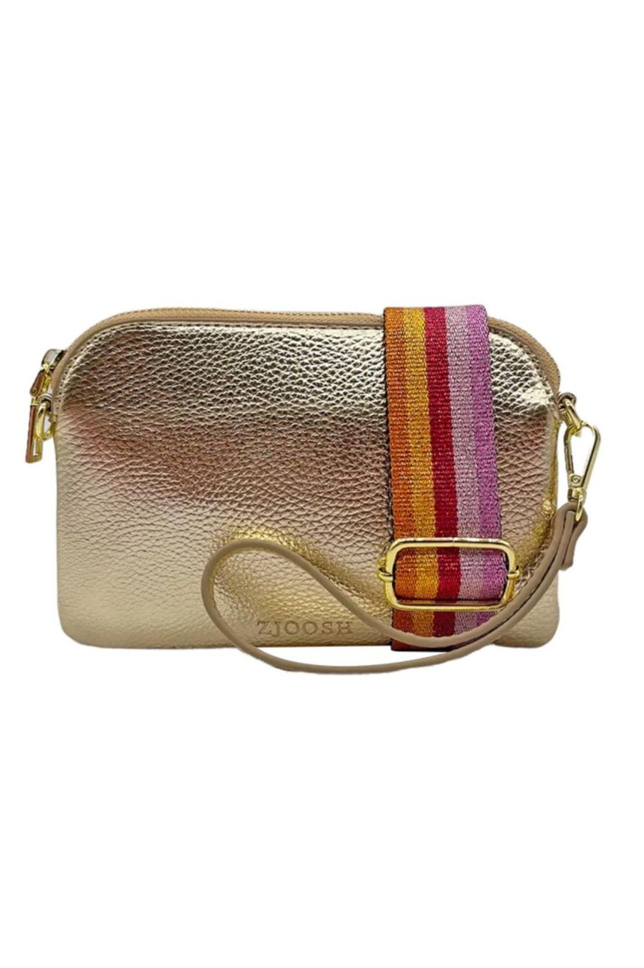 Accessories Zjoosh | Missy Hugo Cross Body Bag | Gold