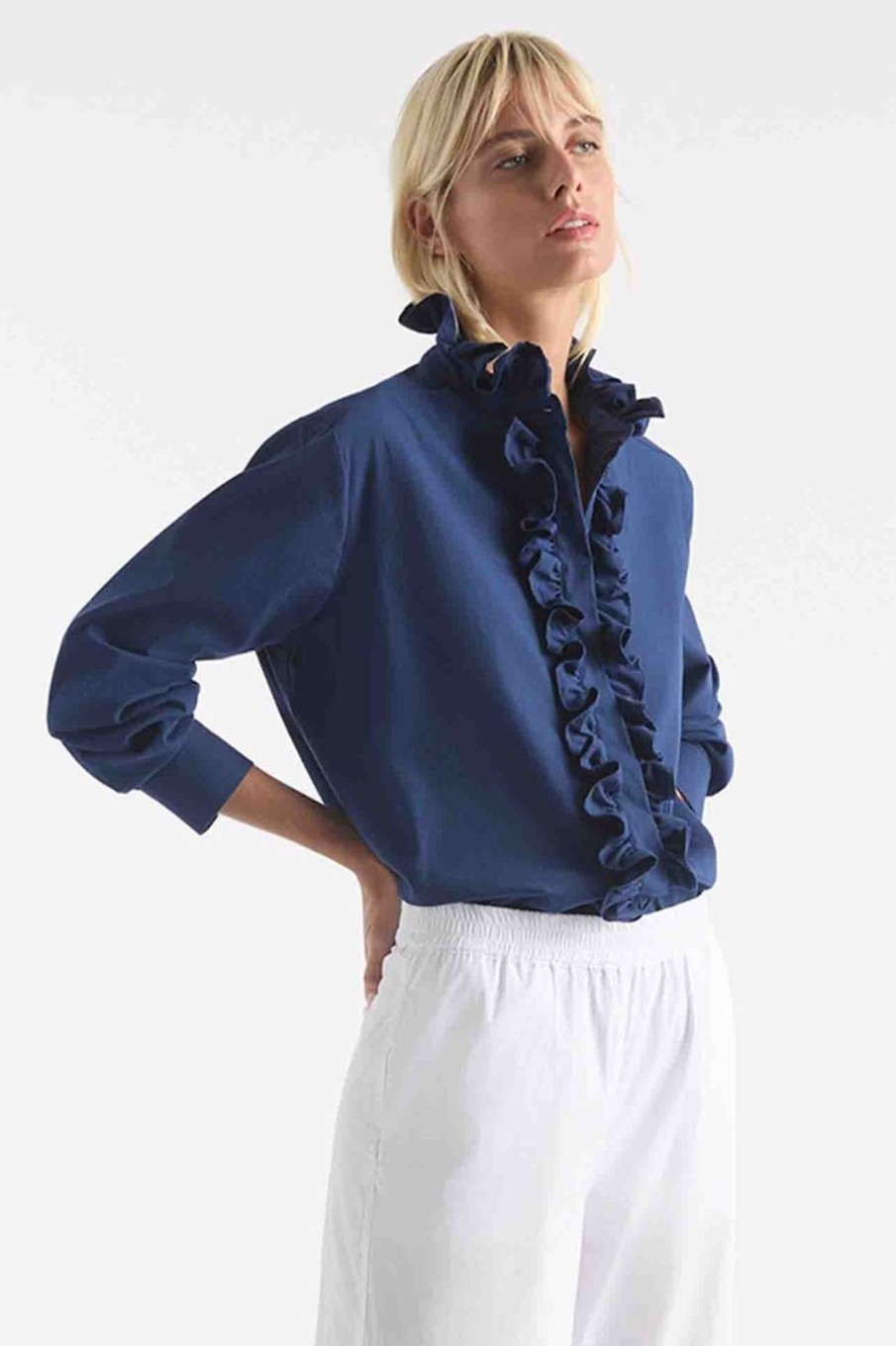 Tops Mela Purdie | Bistro Blouse | Ocean