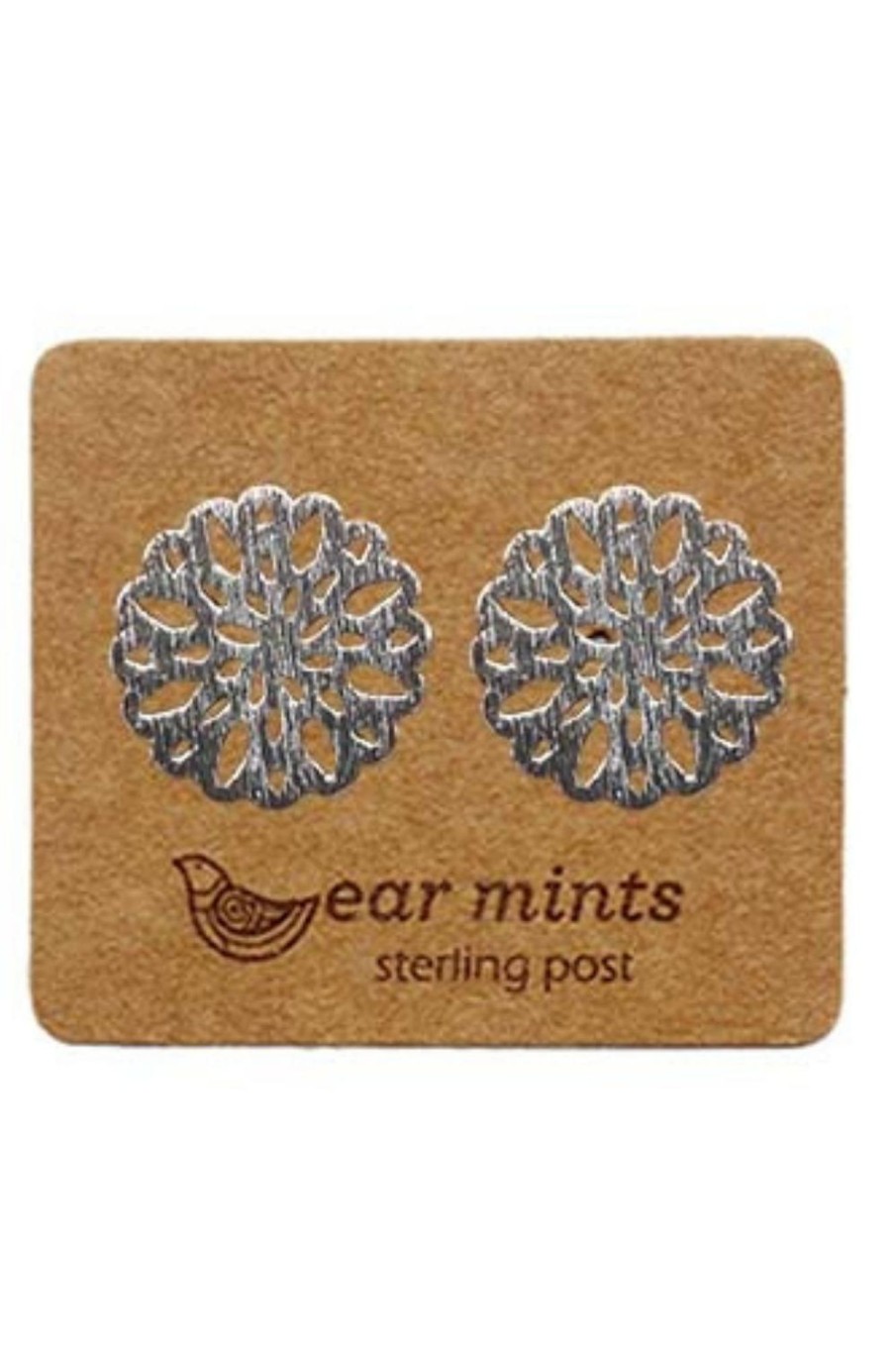 Accessories Fabienne | Ear Mints Brushed Filigree | Silver