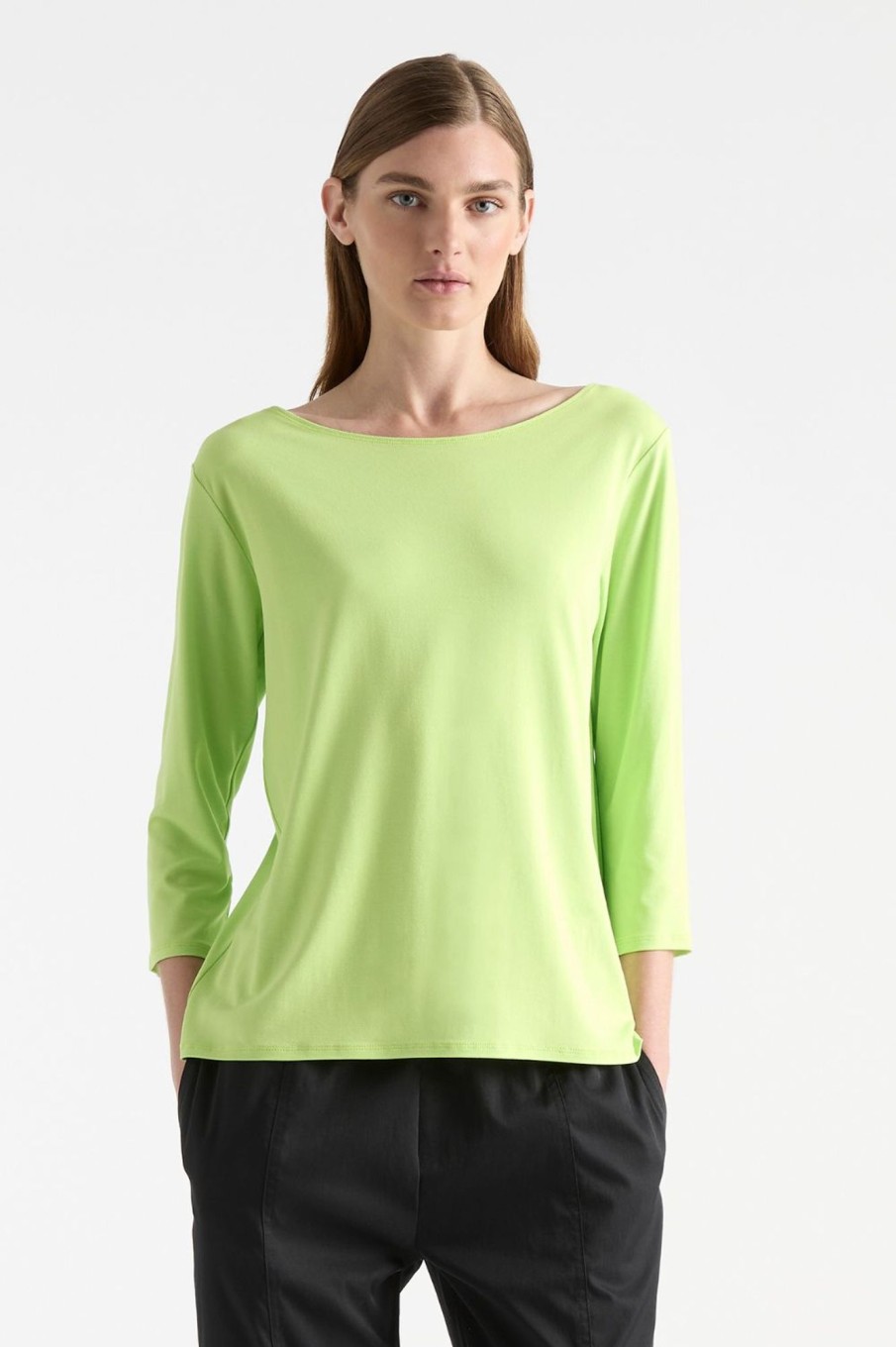 Tops Mela Purdie | Relaxed Boat Neck | Citrine