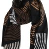 Accessories Silvermaple Collection | Arnhem Scarf |Black/Naturals