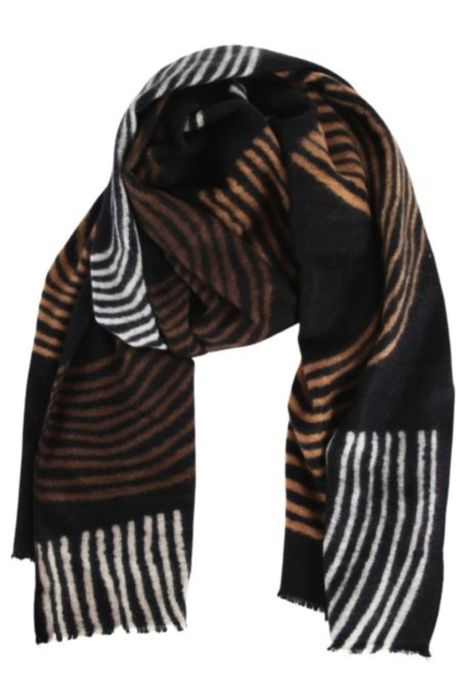 Accessories Silvermaple Collection | Arnhem Scarf |Black/Naturals