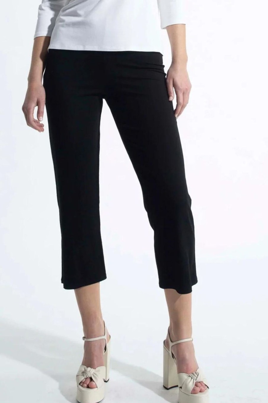 Bottoms Mela Purdie | Matt Jersey 3/4 Pant | Black