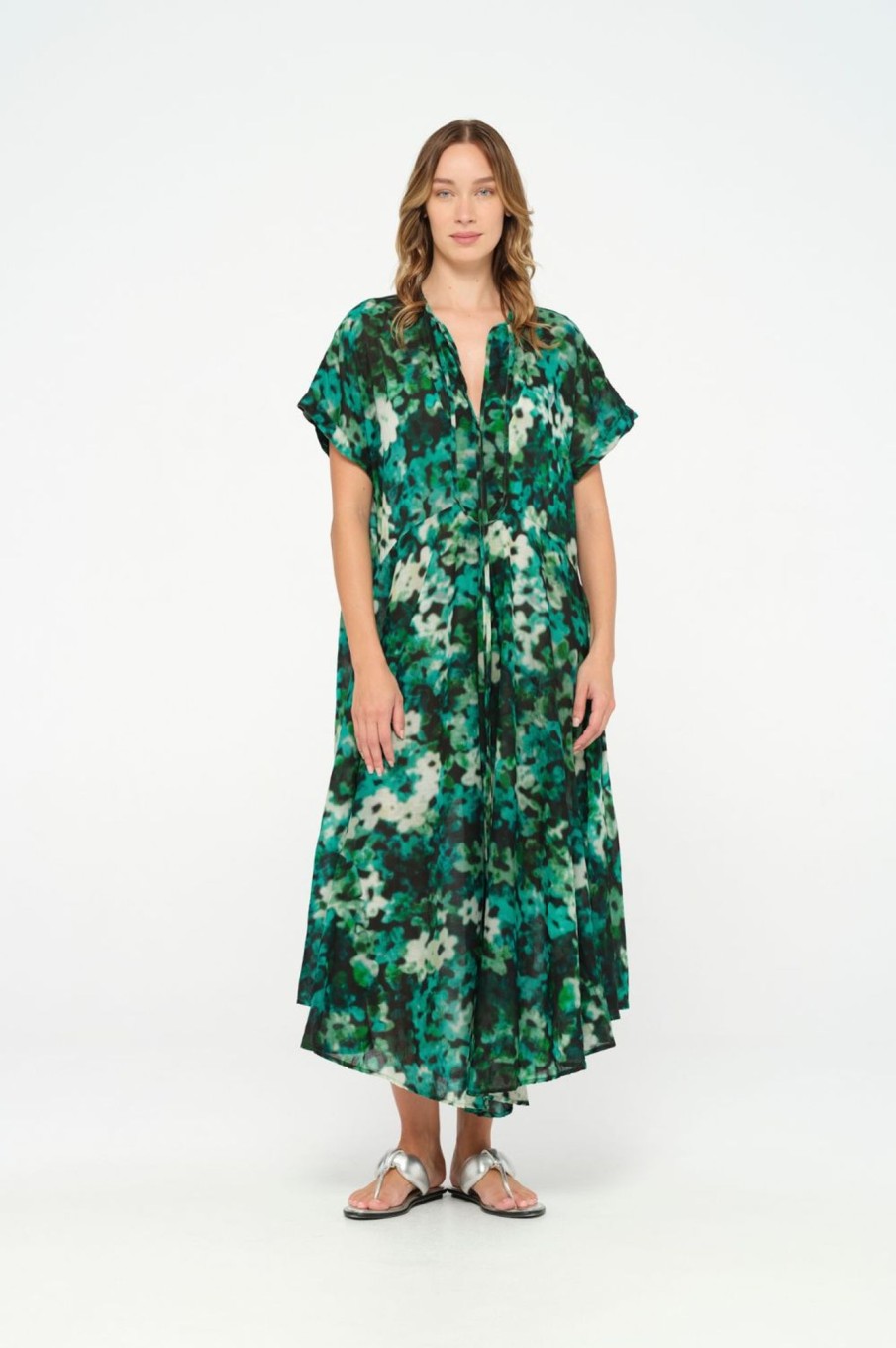 Dresses Oneseason | Charlbi Dress | Seagrass Bay | Emerald