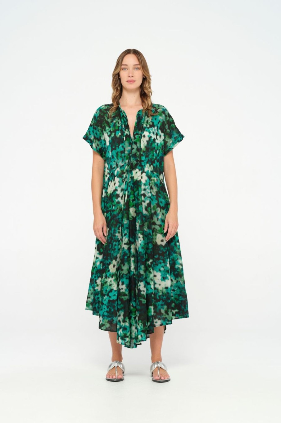 Dresses Oneseason | Charlbi Dress | Seagrass Bay | Emerald