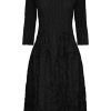 Dresses Alquema | 3/4 Sleeve Smash Pocket Dress | Black