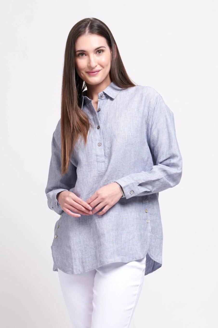 Tops FOIL | High Roller Shirt | Chambray