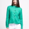 Tops FOIL | Don'T Be A-Frayed Jacket | Vivid Green