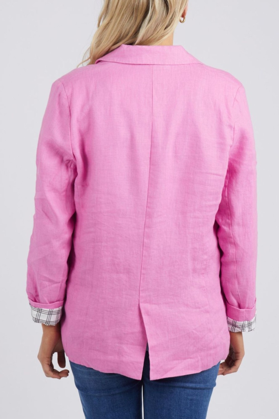 Tops Elm Lifestyle | Millie Blazer | Super Pink