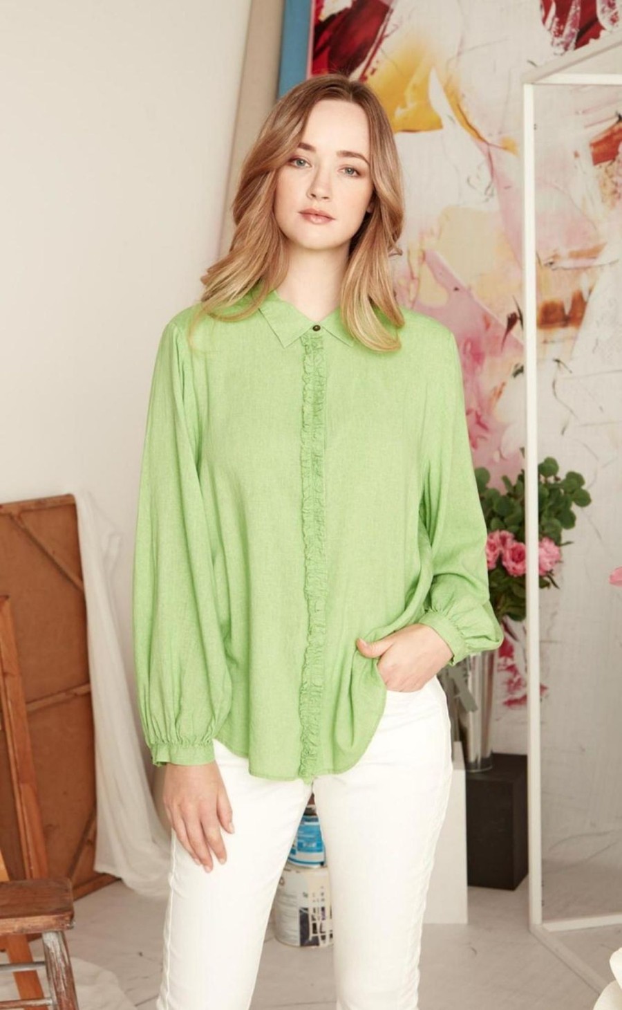 Tops Verge | Flare Shirt | Limeaid