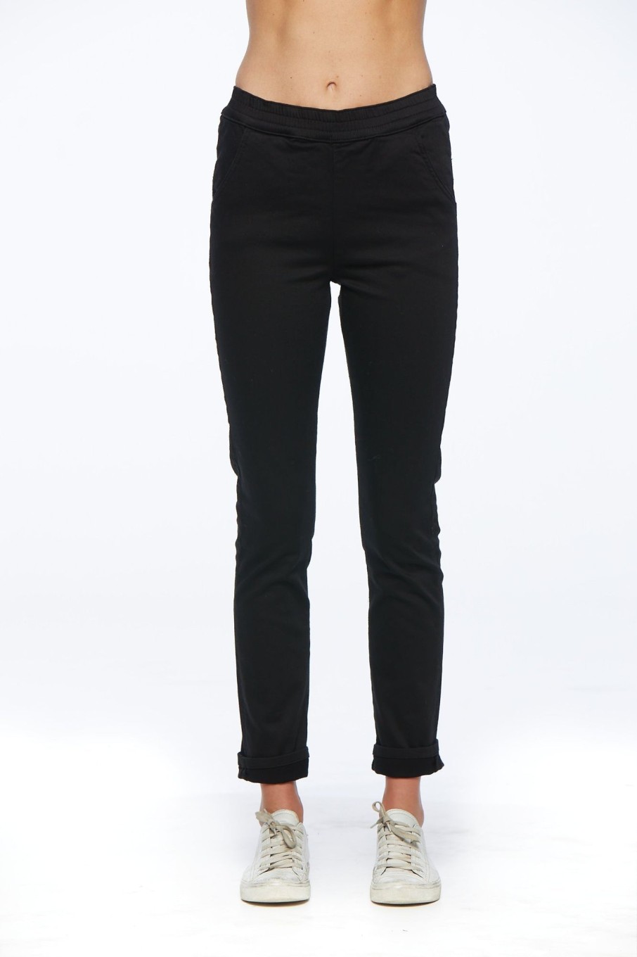 Bottoms New London Jeans | Heathrow Hybrid Jogger Jean | Black