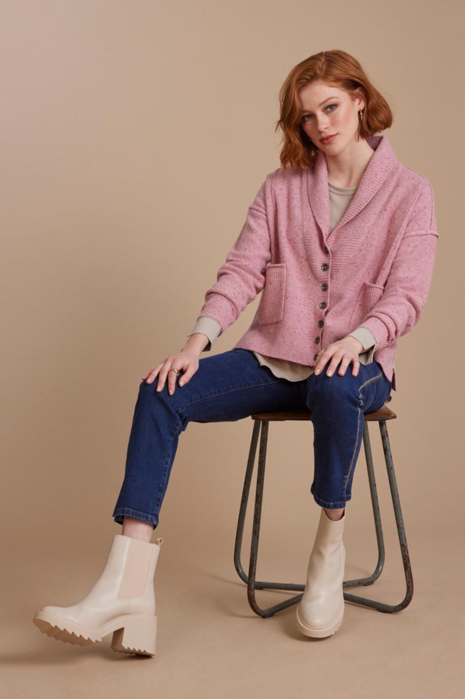 Tops Madly Sweetly | Confetti Cardi | Rose