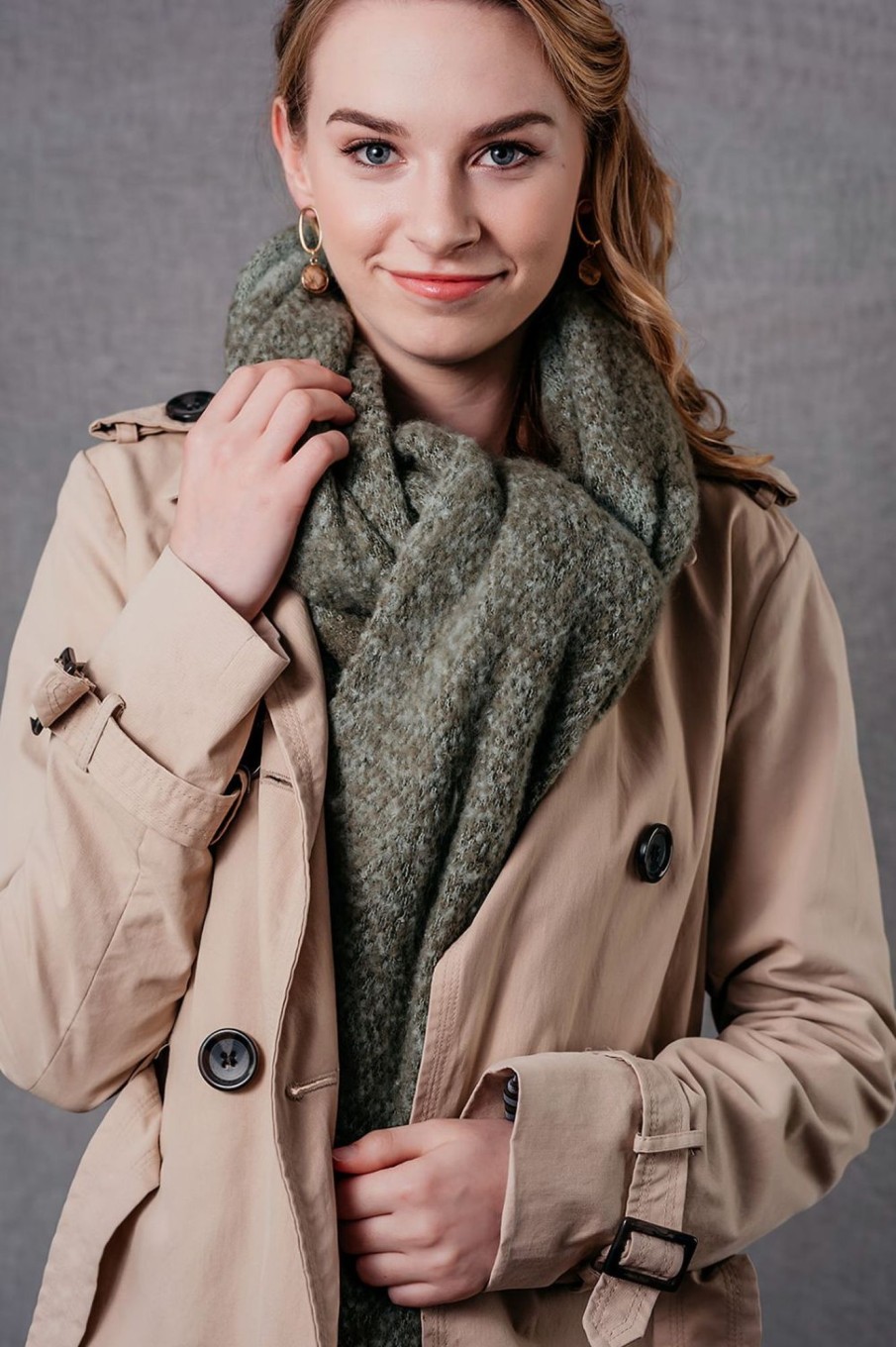 Accessories Silvermaple Boutique | Louise Scarf | Green