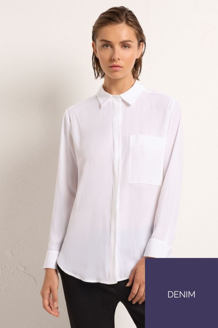 Tops Mela Purdie | Single Pocket Shirt | Denim