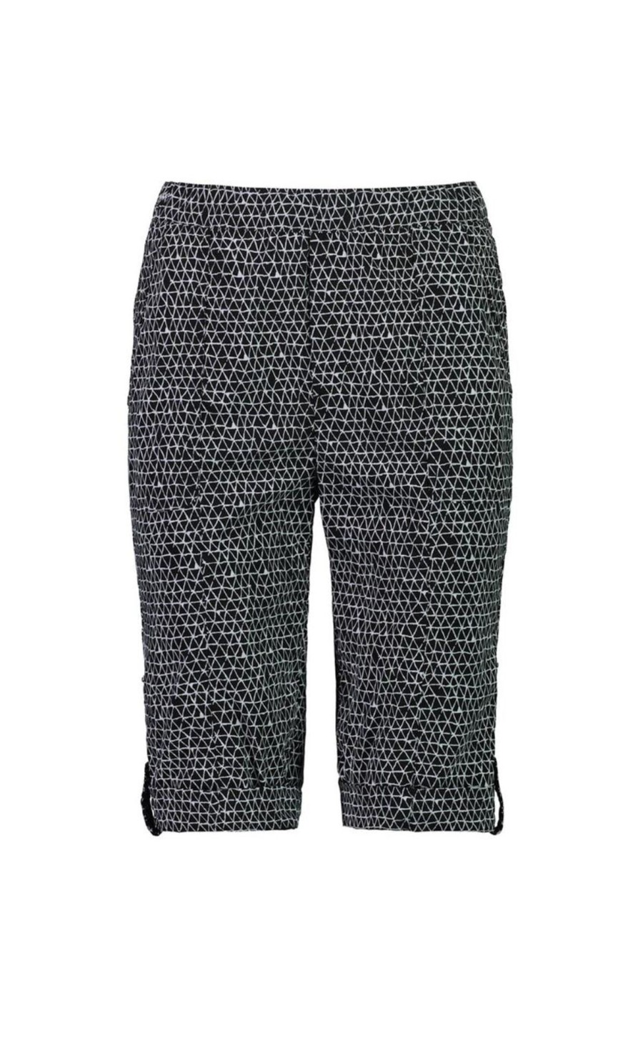 Bottoms Verge | Acrobat Weave Rolled Short | Black/White