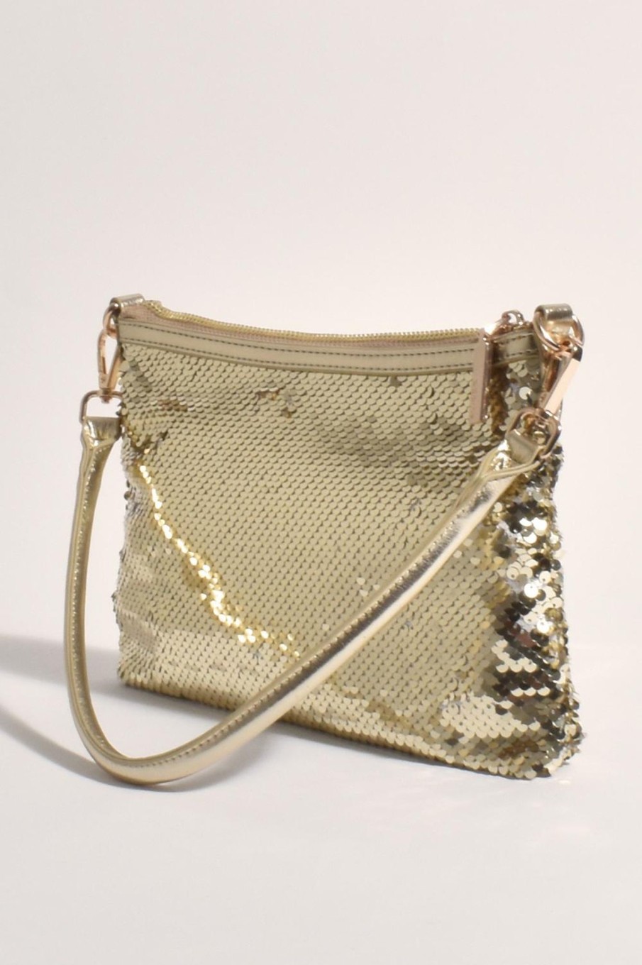 Accessories Adorne | Iris Sequin Handbag | Gold