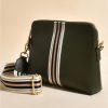 Accessories Fashion Express | Palmer Vegan Leather Cross Body Bag | Khaki