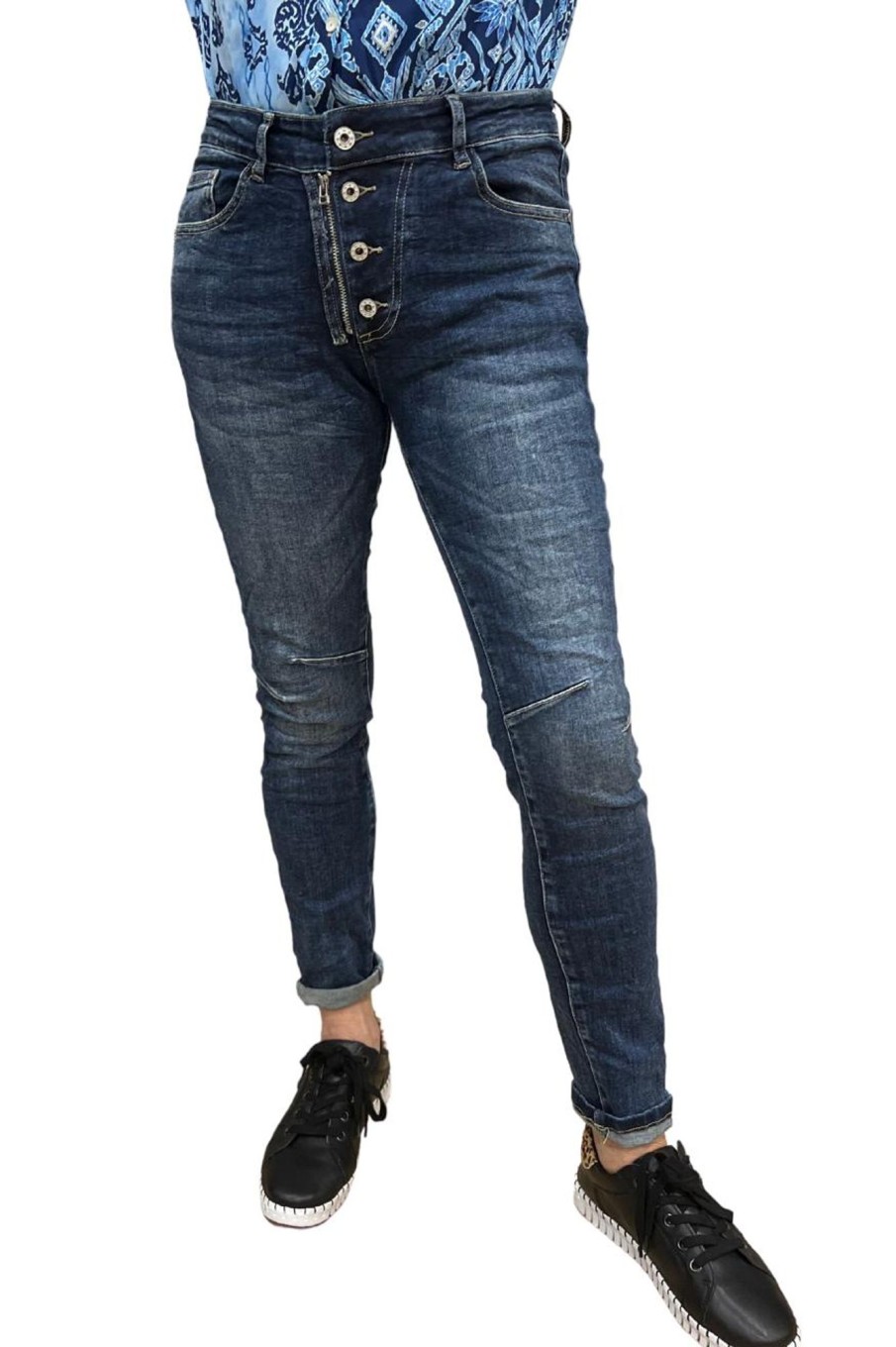 Bottoms Silvermaple Collection | Button Fly Italian Jean | Denim