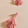 Accessories Adorne | Beaded Tassel Event Earrings | Pink