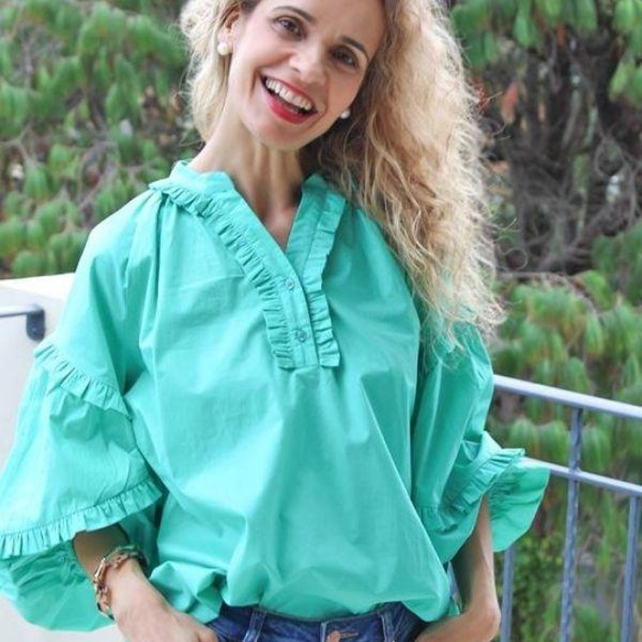 Tops Zjoosh | Isla Shirt | Green