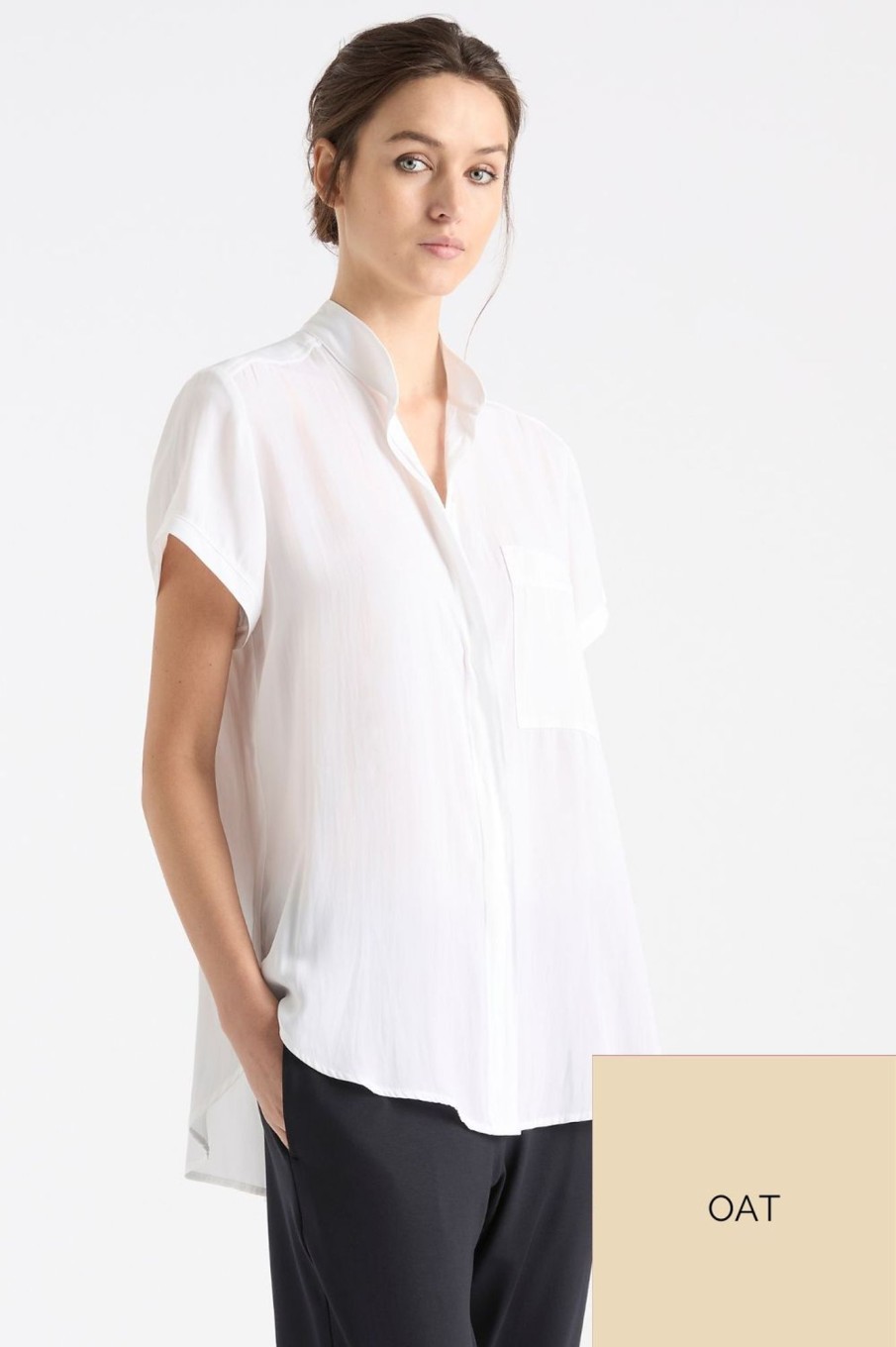 Tops Mela Purdie | Stand Shirt | Oat