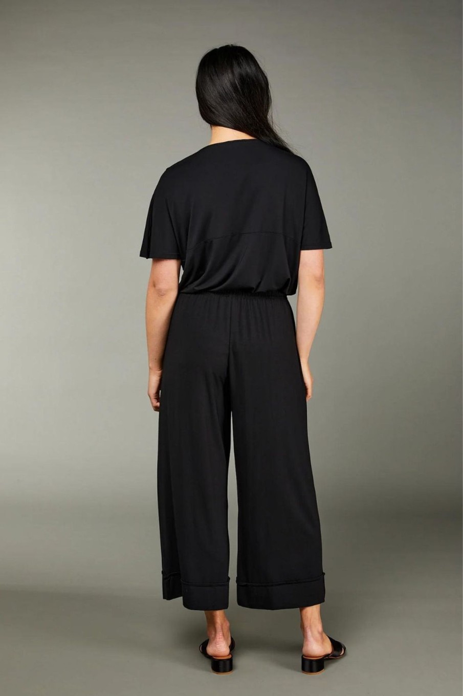 Bottoms Tani | Culotte Resort Pant | Black