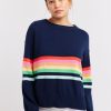 Tops Alessandra | Rainbow Bella Knit | Navy