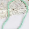 Accessories Adorne | Glass Crystal Pearl Necklace | Mint/Cream