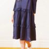 Dresses Who's Charlie | Rosie Linen Dress | Navy