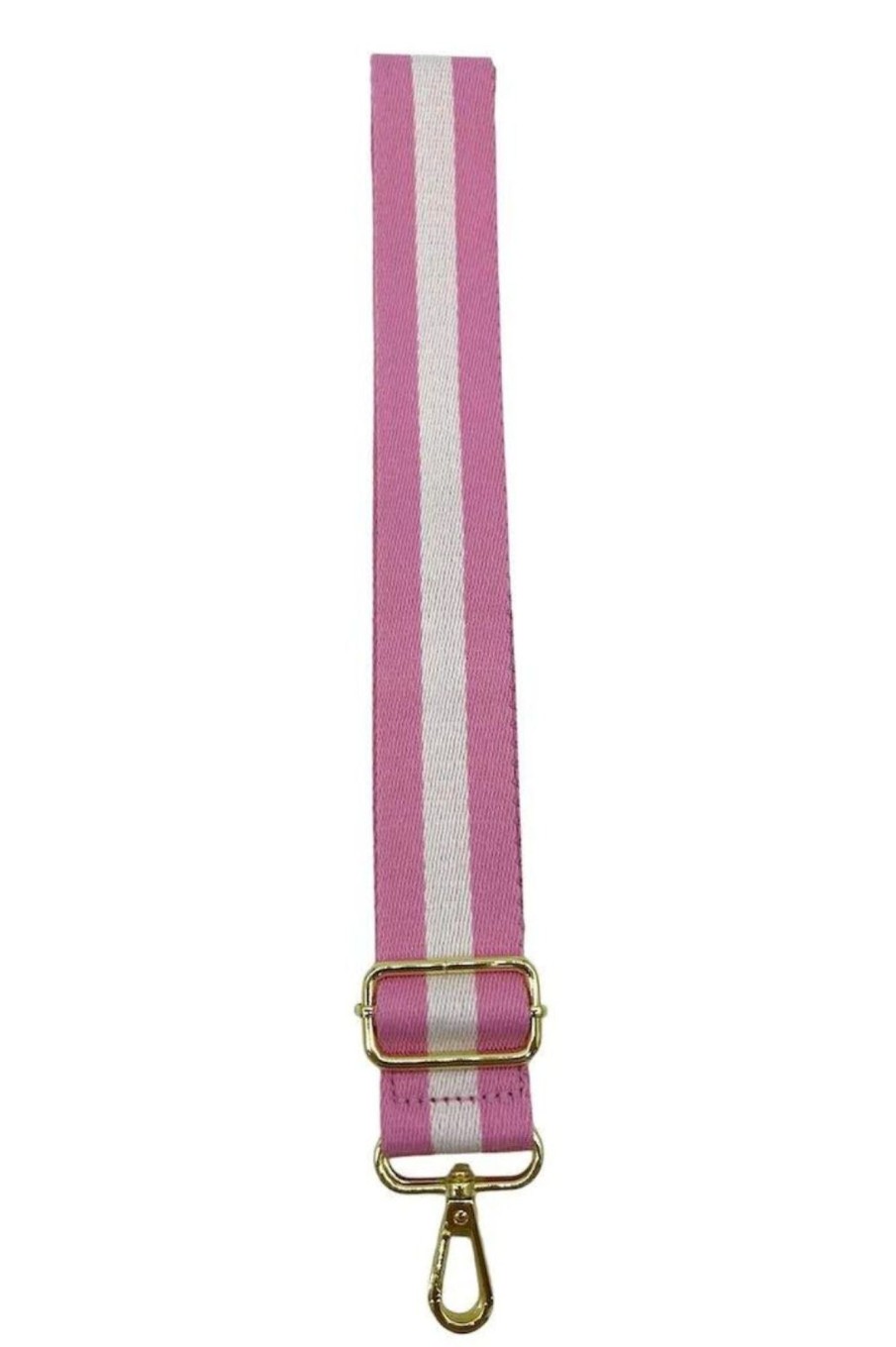 Accessories Zjoosh | Webbing Bag Strap | Pink/White