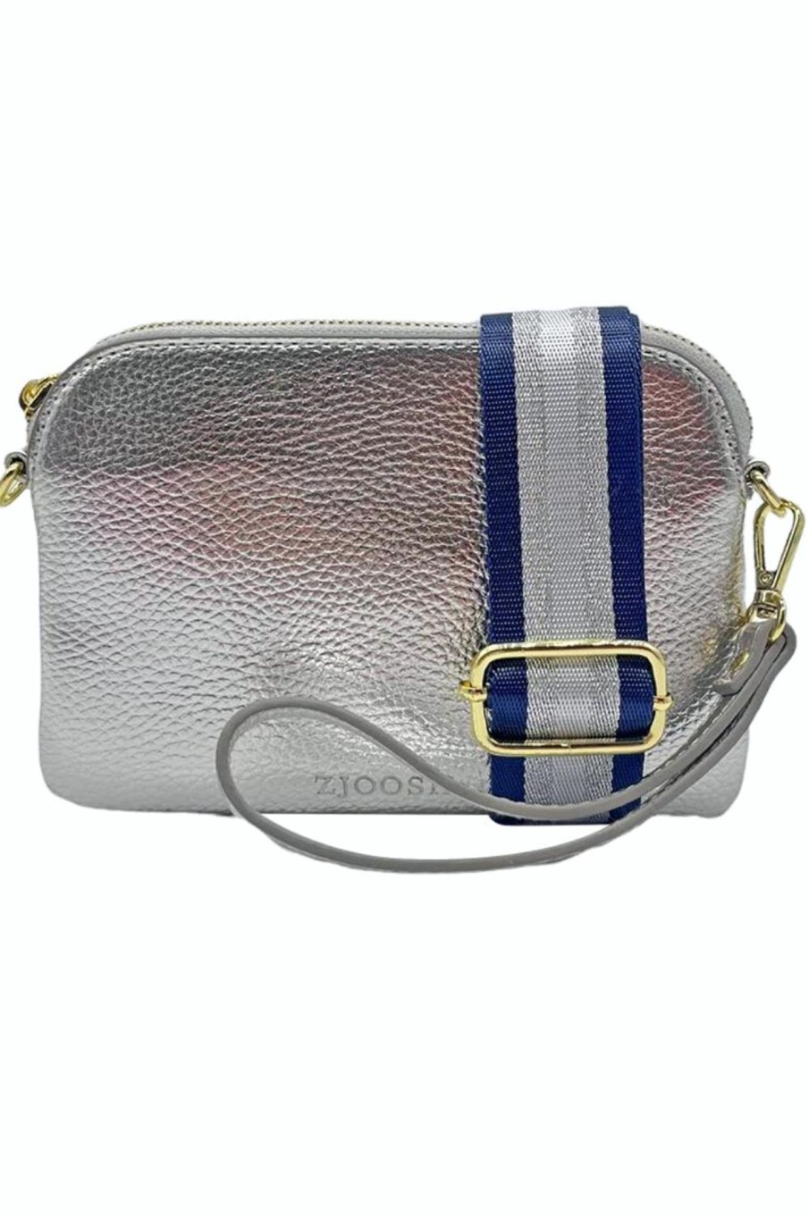 Accessories Zjoosh | Missy Hugo Cross Body Bag | Galaxy Silver