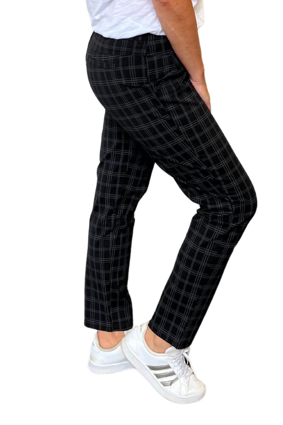 Bottoms Gabriella Frattini | Ponte Legging | Black Check