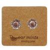 Accessories Fabienne | Ear Mints Sunflower 2 Tone Stud | Silver/Rose Gold