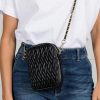 Accessories Zjoosh | Ava Rouche Cross Body Bag | Black