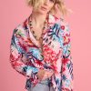 Tops Pom | Mila Botanical Blouse | Pink