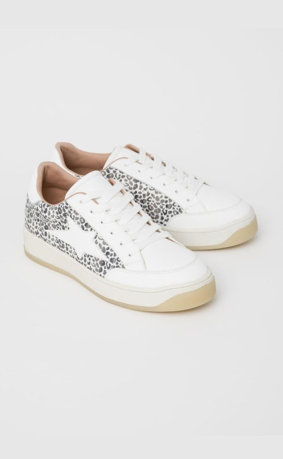 Accessories Stella + Gemma | Willa Safari Print Sneakers