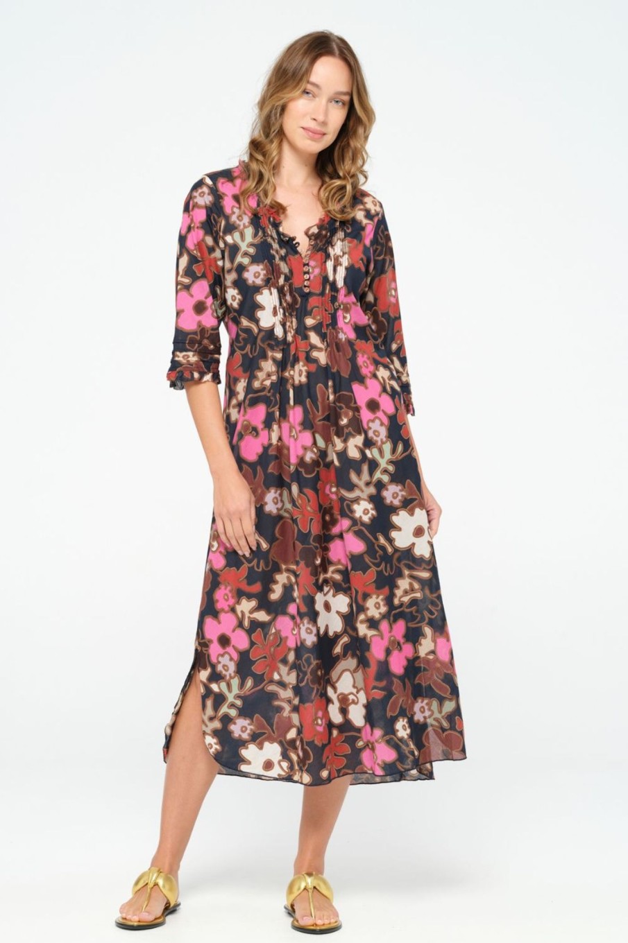 Dresses Oneseason | Long Poppy Dress | Little Bay | Navy