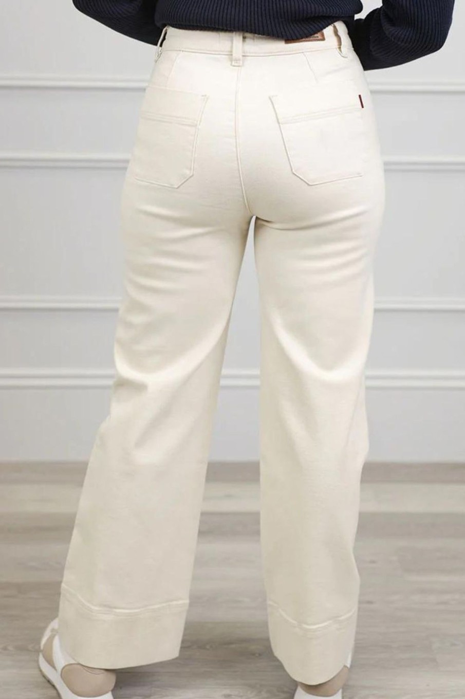 Bottoms Zjoosh | Farrah Pocket Jean | Bone