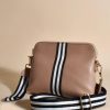 Accessories Fashion Express | Palmer Vegan Leather Cross Body Bag | Nude