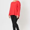 Tops Threadz u0026 Clarity | Kerryn Pocket Top | Red