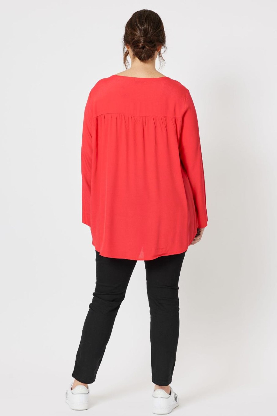 Tops Threadz u0026 Clarity | Kerryn Pocket Top | Red