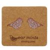 Accessories Fabienne | Ear Mints Cubic Bird Stud | Rose Gold